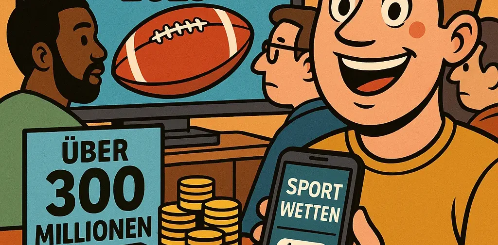 Super Bowl 2025: Over 300 million dollars in legal bets in the USA