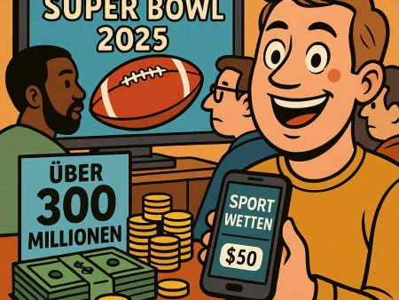 Super Bowl 2025: Over 300 million dollars in legal bets in the USA