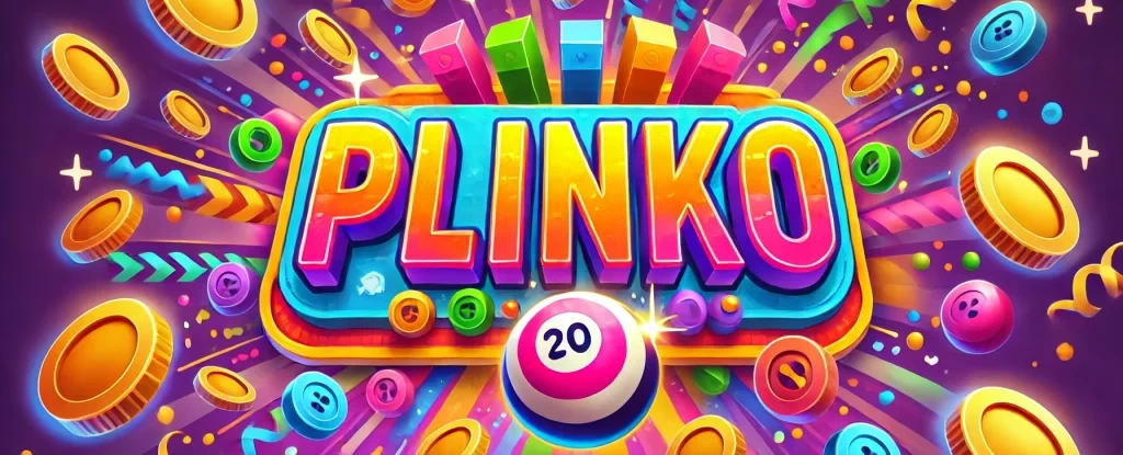 Plinko slot machine with falling balls in the online casino