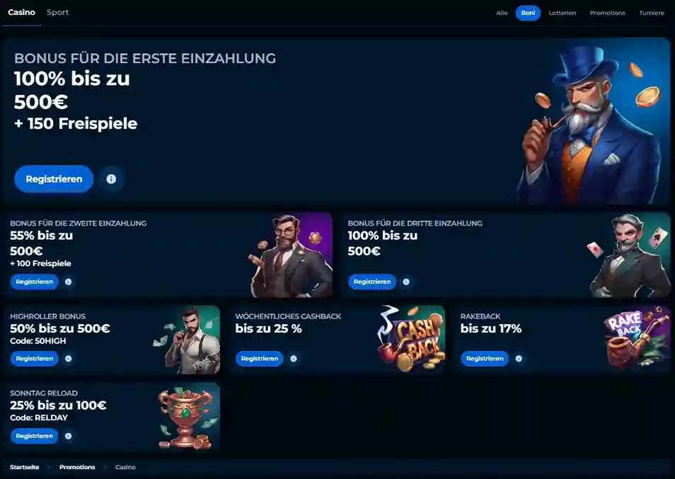 PiperSpin Casino Bonusaktionen und Freispiele Übersicht