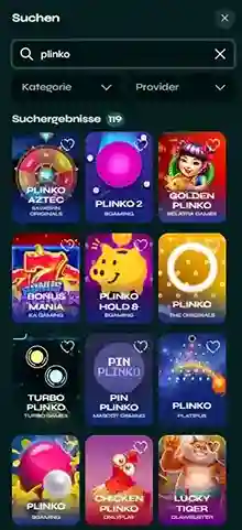 Mobile Ansicht der Spielautomaten-Auswahl bei SavaSpin Casino