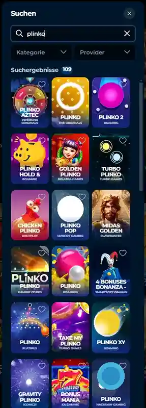 PiperSpin Casino mobile Ansicht mit Slots auf dem Smartphone